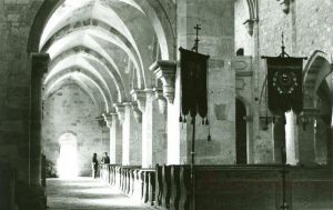 Bélapátfalvai Ciszterci Apátsági templom belső, 1972, Molnár István Géza